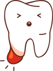 치아 뿌리에 염증이 생긴 경우