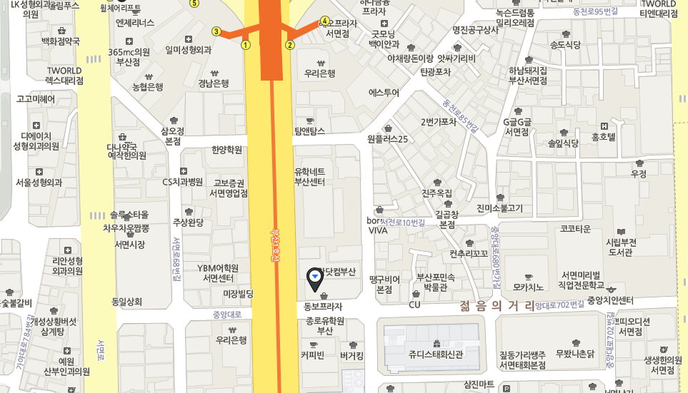 오시는 길